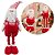 Papai Noel Decorativo Retrátil 46 a 90cm Pelúcia Vermelho e Branco Prime Estica e Encolhe! - Imagem 1