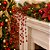 Galho Decorativo Natalino Caimento Lateral Mini Bolas Vermelhas com Glitter 84cm - Imagem 2