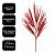 Galho Decorativo Pick Natalino Setarias Vermelho Espiral Aramado 60cm - Imagem 4
