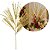 Kit 2 Galhos Decorativo Pick Natalino Setarias Dourado Espiral Aramado 60cm - Imagem 7