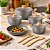 Conjunto de Panelas Fratelli Max Chef Wood 8 Peças Revestimento Cerâmico Antiaderente Indução - Imagem 3