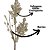 Galho Natalino Pick Decorativo Folhagens e Berries Champanhe com Glitter 74cm - Imagem 4