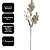 Galho Natalino Pick Decorativo Folhagens e Berries Champanhe com Glitter 74cm - Imagem 5