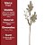 Galho Natalino Pick Decorativo Folhagens e Berries Champanhe com Glitter 74cm - Imagem 7