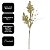 Galho Natalino Pick Decorativo Folhagens e Berries Dourado com Glitter 74cm - Imagem 5