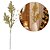 Galho Natalino Pick Decorativo Folhagens e Berries Dourado com Glitter 74cm - Imagem 1