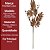 Galho Natalino Pick Folhagens Samambaia e Azevinhos Glitter Bronze 75cm - Imagem 5