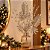 Galho Natalino Pick Folhagens Samambaia e Azevinhos Glitter Champanhe 75cm - Imagem 2