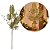 Galho Natalino Pick Folhagens Samambaia e Azevinhos Glitter Dourado 75cm - Imagem 1