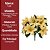 Buquê Natalino Bico de Papagaio Dourado 7 Flores Tecido 30cm Prime - Imagem 6
