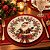 Sousplat Natalino Papai Noel e Azevinhos 33cm Plástico PP Luxo - Tuut - Imagem 3