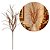 Galho Natalino Decorativo Ramos Bronze com Glitter Luxo 70cm - Tuut - Imagem 1