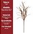Galho Natalino Decorativo Ramos Bronze com Glitter Luxo 70cm - Tuut - Imagem 7
