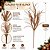 Galho Natalino Decorativo Ramos Bronze com Glitter Luxo 70cm - Tuut - Imagem 2