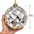 Kit 3 Bolas de Natal Grande 15cm Champanhe Prata Mix Texturas Diamond e Facetada Luxo - Master Christmas - Imagem 5