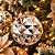 Kit 3 Bolas de Natal Grande 15cm Champanhe Prata Mix Texturas Diamond e Facetada Luxo - Master Christmas - Imagem 8