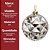 Bola de Natal Grande 15cm Champanhe Prata Textura Diamantada Diamond Luxo - Master Christmas - Imagem 6