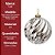 Bola de Natal Grande 15cm Champanhe Prata Ondulada Marmorizado Luxo - Master Christmas - Imagem 6