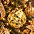 Kit 3 Bolas de Natal Dourado Mix Texturas Diamond  Facetada e Pinha Luxo Grande 15cm - Master Christmas - Imagem 4