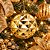 Bola de Natal Dourada Grande 15cm Textura Diamond Marmorizado Luxo - Master Christmas - Imagem 3
