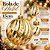 Bola de Natal Grande 15cm Dourada Ondulada Marmorizado Luxo - Master Christmas - Imagem 2