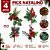 Kit 4 Galhos Pick Decorativos Natalinos Mini Folhagens Pinhas Berries e Frutos 20cm - Imagem 3