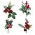 Conjunto Pick Pinhas, Berries e Frutos Folhagens Decorativo Natal 20cm 4 Unidades - Tuut - Imagem 5