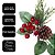Conjunto Pick Pinhas, Berries e Frutos Folhagens Decorativo Natal 20cm 4 Unidades - Tuut - Imagem 6