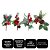 Conjunto Pick Pinhas, Berries e Frutos Folhagens Decorativo Natal 20cm 4 Unidades - Tuut - Imagem 4