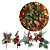 Conjunto Pick Pinhas, Berries e Frutos Folhagens Decorativo Natal 20cm 4 Unidades - Tuut - Imagem 1