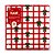 Guardanapo Decorado Natalino Quadriculado Vermelho com Mini Laços 33x33cm 20 Unidades - Imagem 5