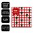 Guardanapo Decorado Natalino Quadriculado Vermelho com Mini Laços 33x33cm 20 Unidades - Imagem 4
