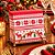 Kit 2 Pacotes Guardanapo Decorado Natalino Renas Vermelho 33x33cm 20 Folhas - Imagem 3