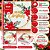 Kit 2 Pacotes Guardanapo Natalino Merry Christmas Bico de Papagaio 33x33cm 20 Folhas - Imagem 2
