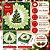 Kit  2 Pacotes Guardanapo Decorado Natalino Pinheiro Verde 33x33cm 20 Folhas - Imagem 2