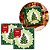 Kit  2 Pacotes Guardanapo Decorado Natalino Pinheiro Verde 33x33cm 20 Folhas - Imagem 1