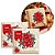 Kit 2 Pacotes Guardanapo Decorado Natalino Bico de Papagaio 33x33cm 20 Folhas - Imagem 1