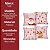 Kit 4 Capas de Almofada Natalinas Rosa 45x45cm Papai Noel Rena Feliz Natal Poliéster - Imagem 10