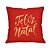 Kit 4 Capas de Almofada Natalinas 45x45cm Papai Noel Rena Feliz Natal Poliéster - Imagem 5