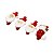 Kit 8 Mini Prendedores Decorativos Natalinos Madeira Papai Noel em Poliresina - Tuut - Imagem 7