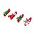 Kit 8 Mini Prendedores Decorativos Natalinos Madeira com Figuras em Poliresina - Tuut - Imagem 5