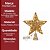 Ponteira Aramada Estrela 3D Iluminada Natal LED Dourada e Champanhe 30cm Base Espiral - Tuut - Imagem 7
