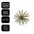 Kit 4 Enfeites Natalinos Flor Dente de Leão Glitter Champanhe 10cm - Tuut - Imagem 4