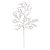 Galho Coral Natalino Glitter Cristal Branco Furta-Cor 80x40cm - Tuut - Imagem 5
