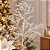 Galho Coral Natalino Glitter Cristal Branco Furta-Cor 80x40cm - Tuut - Imagem 2