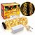 Cascata LED Chuva de Ouro Sequencial 200 LEDs Branco Quente 10 Fios de 2m 8 Funções Bivolt - Art Christmas - Imagem 3