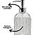 Saboneteira Porta Sabonete Líquido Vidro Clear Folhagens 500ml - Tuut - Imagem 7