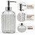 Saboneteira Porta Sabonete Líquido Vidro Clear Folhagens 500ml - Tuut - Imagem 4