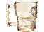 Jogo Caneca Chopp Caveira Rock Style Vidro Ambar 510ml 2 Un - Imagem 6