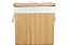 Cesto em Bambu Premium Retangular 60cm Multiuso - Jolitex - Imagem 3